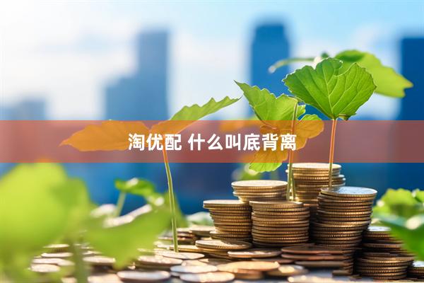 淘优配 什么叫底背离